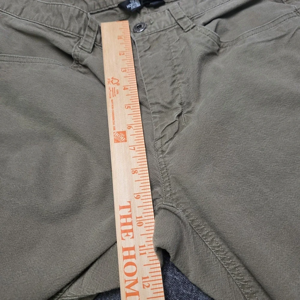 The North Face Motion Pants Men 32x30 Flex Canvas Articulated Hiking Trail Green